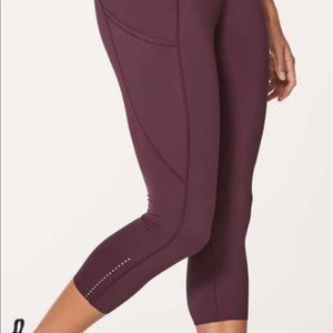 Lululemon Fast and Free Crop leggings